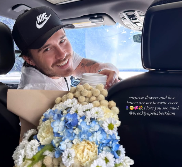 Brooklyn surprises Nicola with a post-anniversary gift