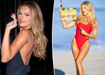 Brooks Nader recalls trying on iconic red ‘Baywatch’ swimsuit