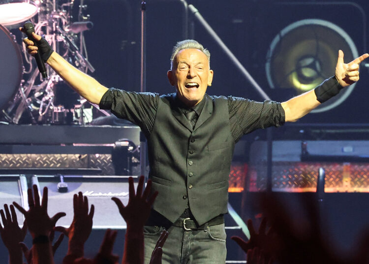 Bruce Springsteen and The E Street Band perform during Land of Hope and Dreams American Tour at Target Center on March 31, 2026 in Minneapolis, Minnesota.