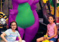 Demi Lovato (left) and Selena Gomez (right) got their starts on 'Barney and Friends' in 2002.Credit: Everett
