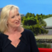 Carol Kirkwood on BBC Breakfast sofa