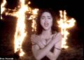 The release of her Like a Prayer music video in 1989 (pictured) featuring burning crosses and an erotic depiction of Jesus sparked outrage from he Vatican State and multiple Popes