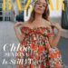 Magazine cover featuring a floral dress