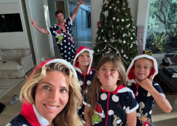 Chris Hemsworth and Elsa Pataky with their kids.Credit: Elsa Pataky/Instagram