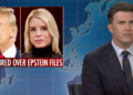 Colin Jost Makes 'Weekend Update' Crowd Groan With Just 1 Wicked Epstein Joke