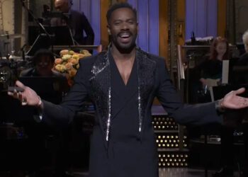 Colman Domingo gives his monologue on Saturday Night Live.