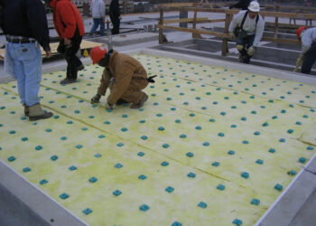 Taylor Smyth's company, Merlin Noise Control, designs acoustic floors and ceilings to minimize sound travel.