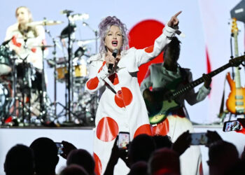 Cyndi Lauper performs in Las Vegas on April 24, 2026Credit: Denise Truscello