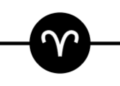 Aries glyph