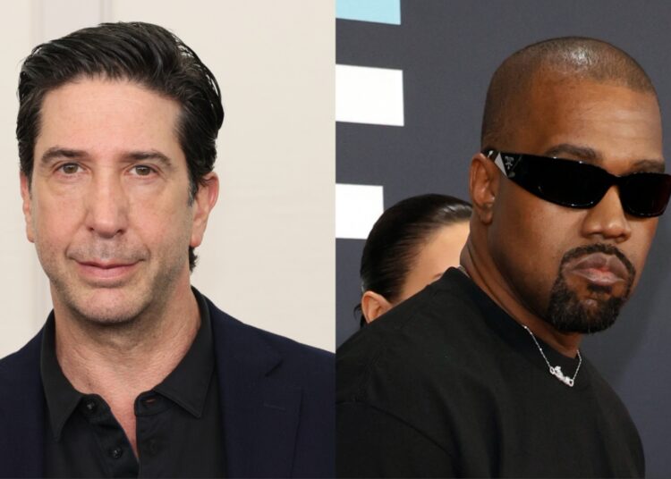 David Schwimmer and Kanye West