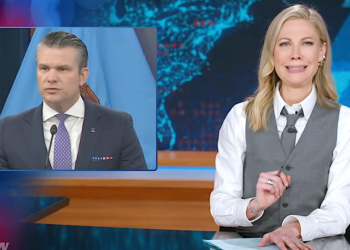Desi Lydic Seems Creeped Out As Pete Hegseth's Speech Takes 'Weirdly Horny' Turn
