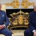 Donald Trump breaks royal protocol - but King laughs it off - Celebrity News - Entertainment