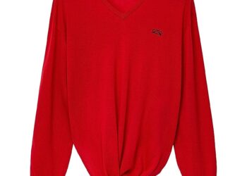 Draped Wool Sweater