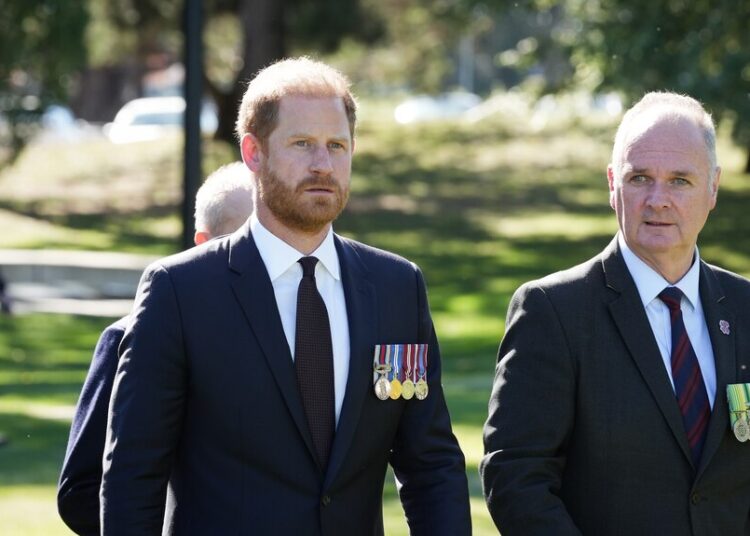 Prince Harry at the Australian War Memorial