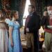 Principals in “Pride & Prejudice” at Fayetteville’s TheatreSquared (from left): Gabriela Madu as Jane, Bellah Crawford as Lizzy, Sean Patrick Ryan as Darcy and Harrison Baxley as Bingley.

(Special to the Democrat-Gazette/Wesley Hitt)