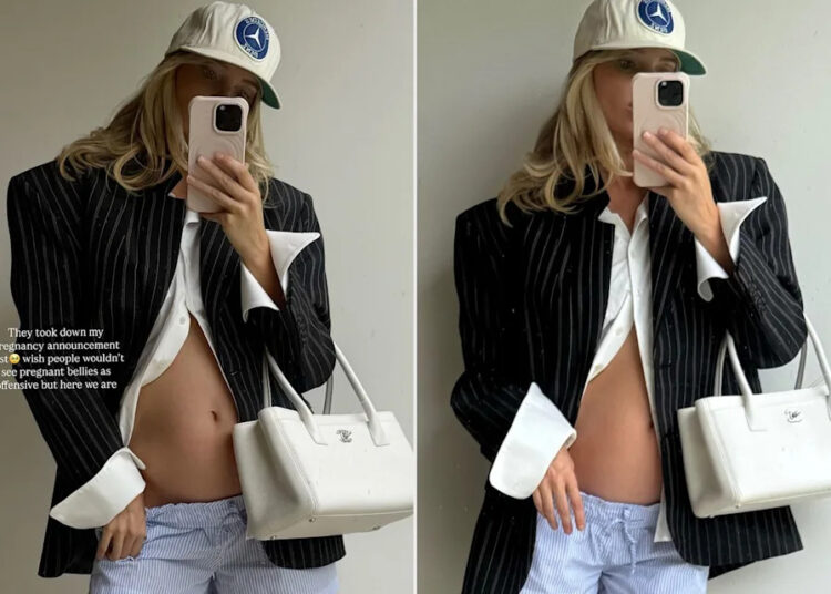 Elsa Hosk announces second pregnancy with bump debutCredit: Elsa Hosk/Instagram (2)