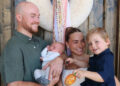 Kiser and her husband Brady with their two sons Trigg and Theodore in April 2025.Credit: Emilie Kiser/Instagram