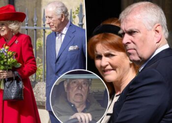 Ex-Prince Andrew and Sarah Ferguson excluded from royal family's Easter gathering amid Epstein scandal