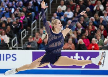 Amber Glenn figure skating, jumping