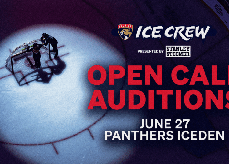 Florida Panthers Announce 2026-27 Ice Crew Auditions