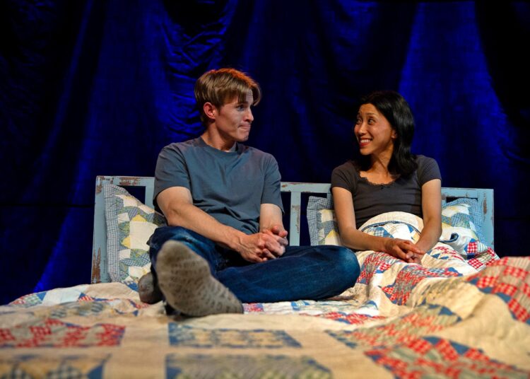 Joey Stromberg and Jenny Soo in "For Want of a Horse" at the Echo Theater Company.