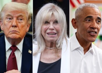 (L-R) Separate images of Donald Trump, Nancy Sinatra and Barack Obama