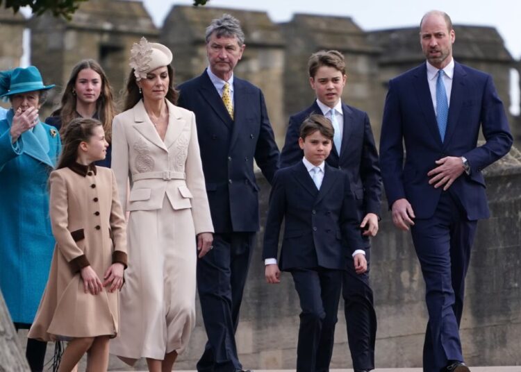 Royal Family attends Easter Sunday service