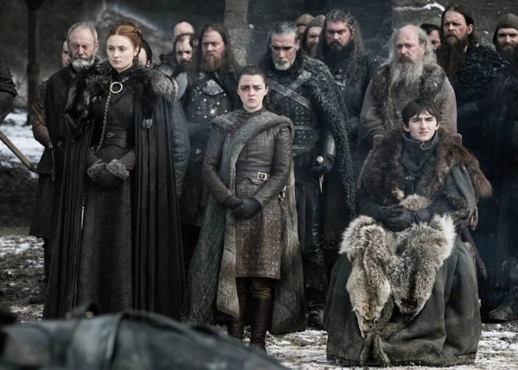 A scene from 'Game of Thrones' season 8, episode 4Credit: Helen Sloan/HBO