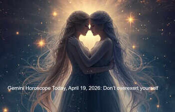 Gemini Horoscope Today, April 19, 2026: Don’t overexert yourself