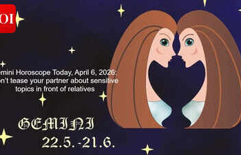 Gemini Horoscope Today, April 6, 2026: Don’t tease your partner about sensitive topics in front of relatives