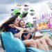 The Family Fest midway, by Shooting Star Amusements, features rides and games. (The News files)