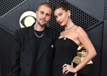 Hailey Bieber Teases New Rhode Launch Alongside Husband Justin Ahead of His Coachella Headlining Set