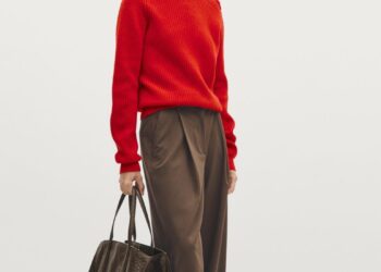 Maxi textured leather MD ICON bag