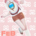 The winning fan art celebrating Carmen's selection as the K-pop star at the peak of her career among artists who returned with new music in February. [PICNIC]