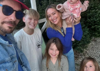 Matthew Koma and Hilary Duff and their kidsCredit: Hilary Duff/Instagram