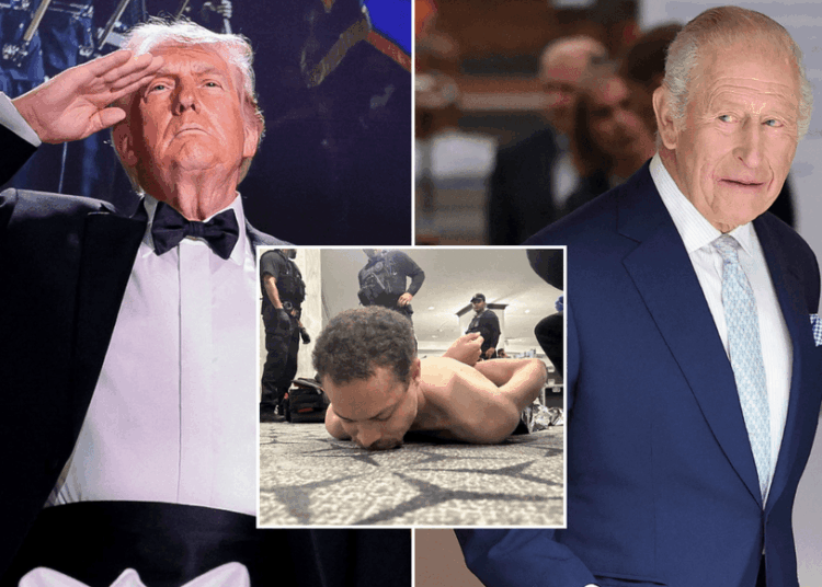 King Charles and Donald Trump