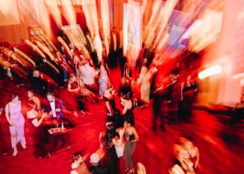 The crowd at the TIME 100 Gala at Jazz at Lincoln Center in New York City, on April 24, 2025. —Nina Westervelt for TIME
