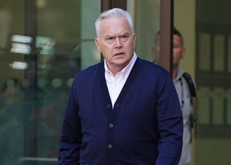 Huw Edwards leaves Westminster Magistrates' Court, London, where he was sentenced to six months' imprisonment. Actor Martin Clunes, best known for his role as the titular character in Doc Martin, will play Edwards in 5 drama Power: The Downfall Of Huw Edwards. Issue date: Tuesday March 17, 2026.