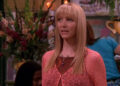 Phoebe looking thoughtful while speaking in Friends.