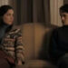 Rose Byrne and Hugh Dancy sitting slightly apart from each other in Adam.
