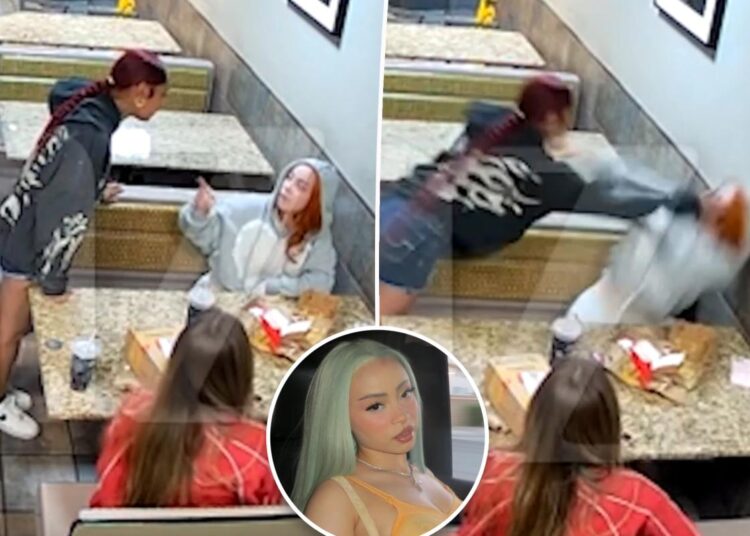 Ice Spice slapped by customer at LA McDonald's in shocking video