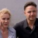 Adam Thomas and Beverly Callard