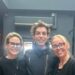 Tom Read Wilson with staff at The Lamp Room in Seaham