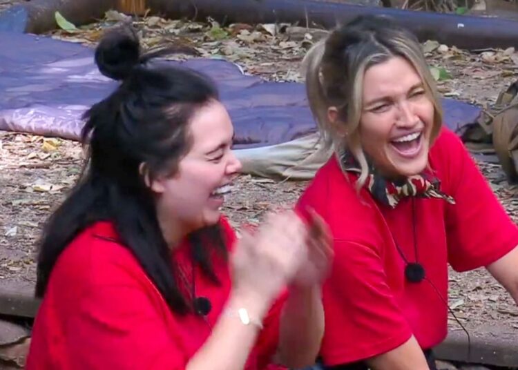 I'm A Celeb's Ashley Roberts strips to tiny bikini for sizzling first jungle shower