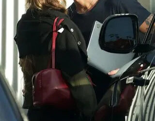 Dakota Johnson and Role Model/Tucker Pillsbury on April 3Credit: Dsanchez/CPR / BACKGRID