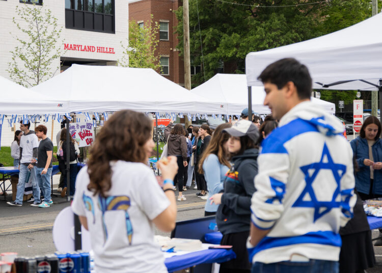 Israel Fest brings hundreds to new Maryland Hillel building site for music, games