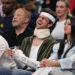 INGLEWOOD, CALIFORNIA - MARCH 09: Jack Quaid reacts during a game between the LA Clippers and the Sacramento Kings at Intuit Dome on March 09, 2025 in Inglewood, California.