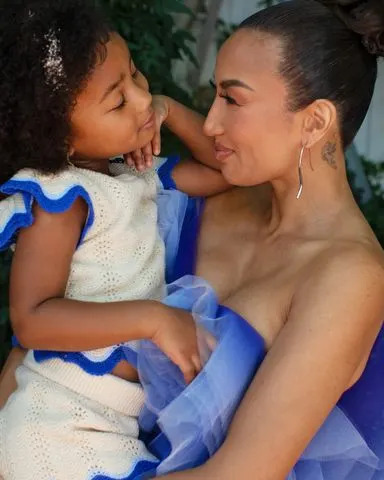 Jeannie Mai and her daughter Monaco for 'Mini' magazineCredit: Kimberly Genevieve for Mini Magazine