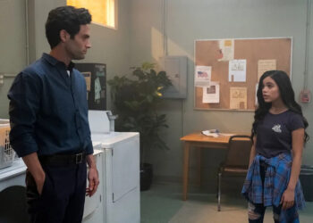 Penn Badgley and Jenna Ortega in 'You' season 2Credit: Beth Dubber/Netflix