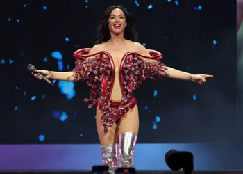 Katy Perry performs onstage during the Katy Perry The Lifetimes Tour 2025 at CDMX Arena on April 23, 2025 in Mexico City, Mexico.
